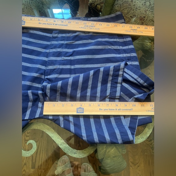 Southern Tide Men's Blue Striped Chino Shorts 100% Cotton 34x8 Mint Condition - Picture 7 of 8